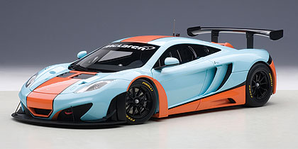 AutoArt MC LAREN 12C GT3 AZZURRO/ARANCIONE 1:18