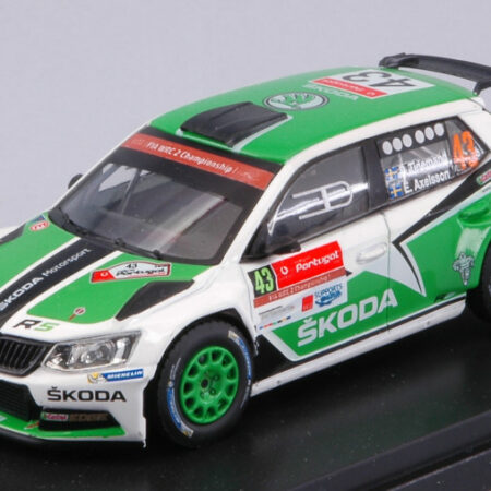 Abrex SKODA FABIA III R5 N.43 13th RALLY PORTUGAL 2015 TIDEMAND-AXELSSON 1:43