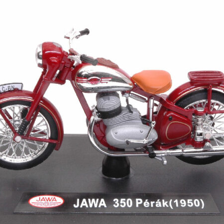 Abrex MOTO JAWA 350 PERAK 1950 AMARANT 1:18