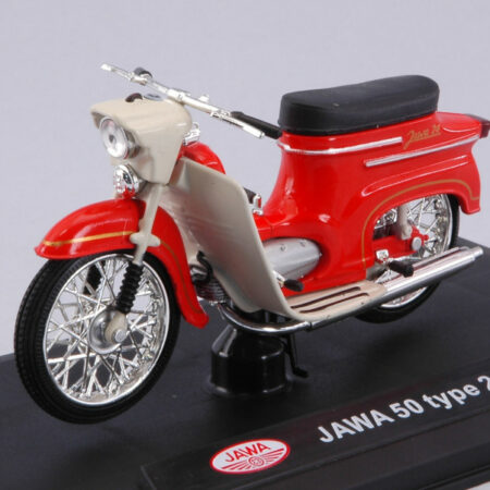 Abrex SCOOTER JAWA 50 TYPE 20 RED/CREAM 1:18