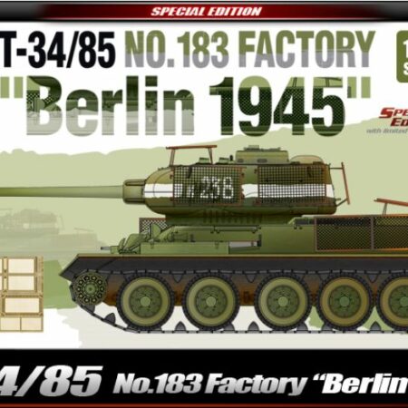 Academy T34/85 N.183 FACTORY BERLIN 1945 KIT 1:35