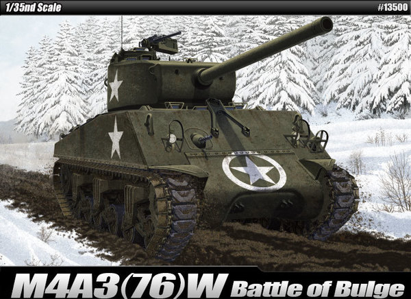 Academy M4 A3 (76) W BATTLE OF BULGE KIT 1:35