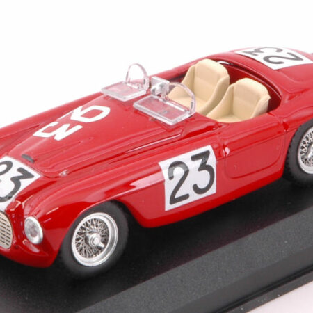 Art Model FERRARI 166 MM BARCHETTA N.23 ACCIDENT LM 1949 J.LUCAS-"HELDE " 1:43