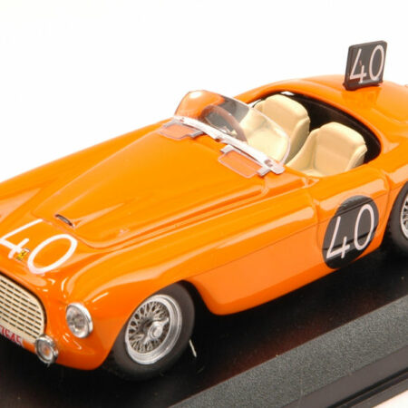 Art Model FERRARI 166 MM SPIDER N.40 8th 24H SPA 1949 ROOSDORP-DE RIDDER 1:43