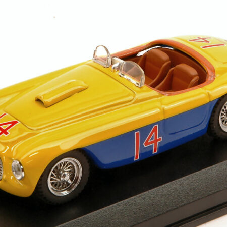 Art Model FERRARI 166 MM SPYDER N.14 WINNER MAR DEL PLATA 1950 C.MENDITEGUIY 1:43