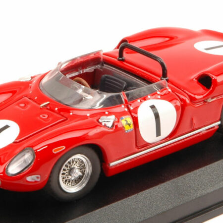 Art Model FERRARI 250 P N.1 2nd 500 KM BRIDGEHAMPTON 1963 P.RODRIGUEZ 1:43