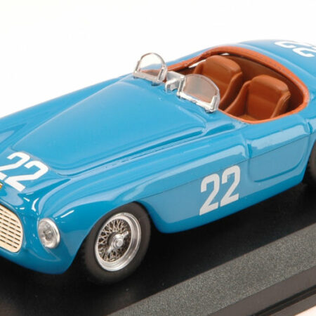 Art Model FERRARI 166 MM BARCHETTA N.22 11th PRIX MONTE CARLO 1952 L.FARNAUD 1:43