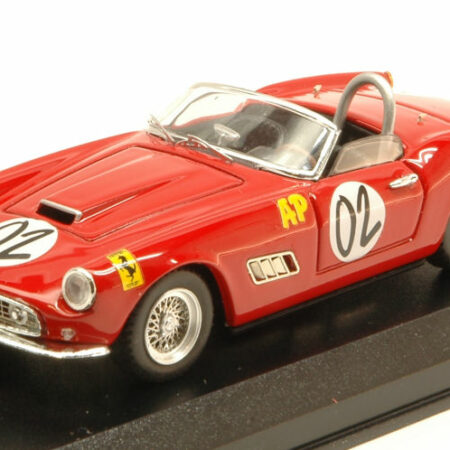 Art Model FERRARI 250 CALIFORNIA N.2 WINNER 2 H RELAY MARLBORO 1961 A.WYLIE 1:43