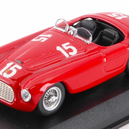 Art Model FERRARI 166 MM N.15 WINNER LUXEMBURG GP FINDEL 1949 LUIGI VILLORESI 1:43