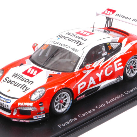 Spark Model PORSCHE 911 GT3 CUP N.38 CARRERA AUSTRALIA 2017 CHAMPION DAVID WALL 1:43