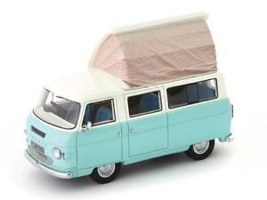 Autocult COMMER DORMOBILE COASTER 1972 PASTEL LIGHT BLUE/CREAM 1:43