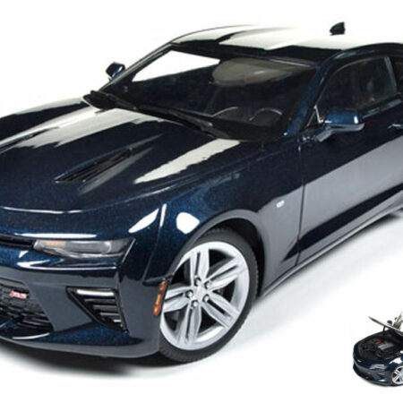 Auto World CHEVY CAMARO SS 2016 METALLIC DARK BLUE 50th ANNIVERSARY