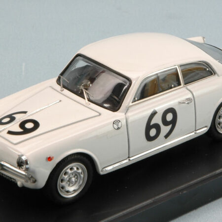 Bang ALFA ROMEO GIULIETTA SPRINT VELOCE N.69 ZELTWEG 1957 C.PEROGLIO 1:43