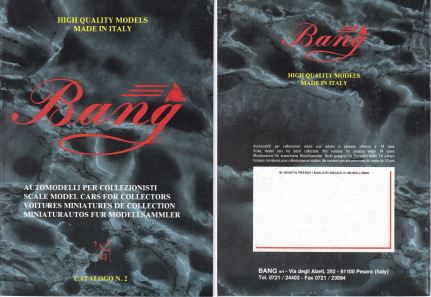 Bang CATALOGO BANG 1993 N.2 PAG FORMATO A5