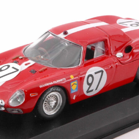 Best Model FERRARI 250 LM N.27 6th LM 1965 A.BOLLER-D.SPOERRY 1:43