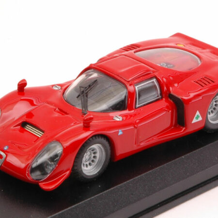 Best Model ALFA ROMEO 33.2 PROVA 1968 RED 1:43