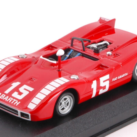 Best Model ABARTH 2000 SP N.15 41st 500 Km NURBURGRING 1970 KURT AHRENS JR. 1:43