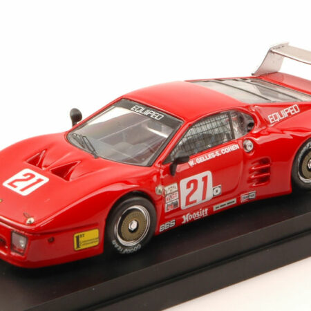 Best Model FERRARI 512 BB LM N.21 13th LIME ROCK 1984 COHEN-GELLES 1:43