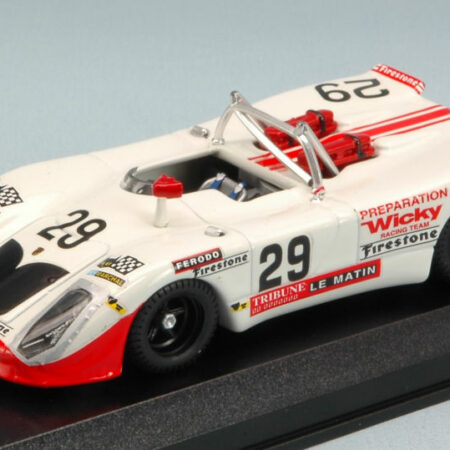 Best Model PORSCHE 908/2 FLUNDER N.29 17th LM 1971 WICKY-OLIVAR 1:43