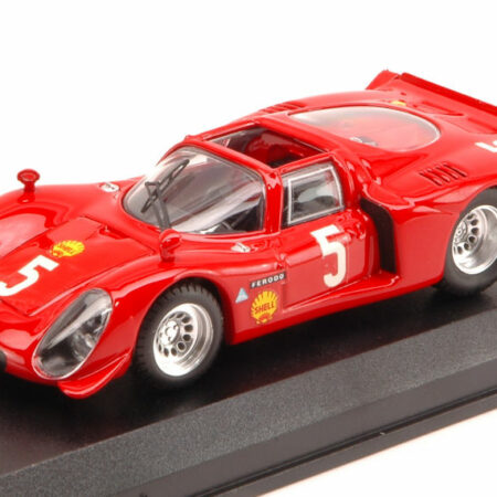 Best Model ALFA ROMEO 33.2 SPYDER N.5 WINNER MONTLHERY 1969 LARROUSSE-VERRIER 1:43