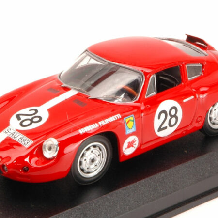 Best Model PORSCHE ABARTH N.28 12th (2nd CL.) 1000 KM NURBURG.1963 KRUNIS-SCHILLER