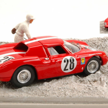 Best Model FERRARI 250 LM N.28 LE MANS TEST 1965 SPOERRY-BOLLER 1:43