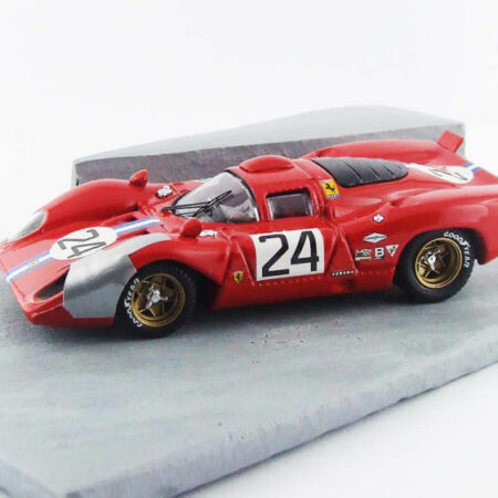 Best Model FERRARI 312 P COUPE  N.24 4th DAYTONA 1970 PARKES-POSEY DIORAMA 1:43