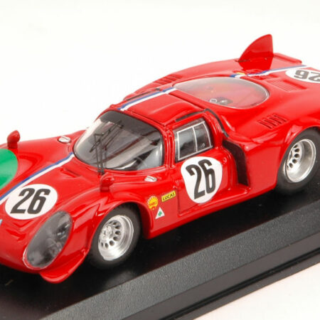 Best Model ALFA ROMEO 33.2 LM N.26 DNF 1000 KM MONZA 1968 G.GOSSELIN-S.TROSCH 1:43