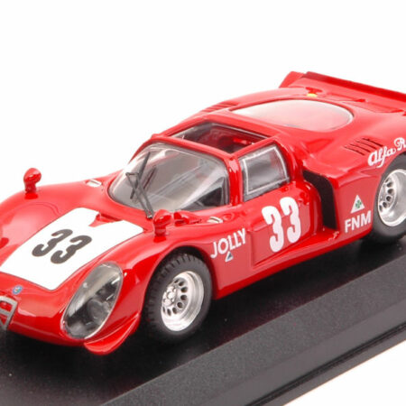 Best Model ALFA ROMEO 33.2 SPYDER N.33 WINNER 3 H RIO DE JANEIRO 1969 C.PACE 1:43