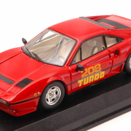 Best Model FERRARI 208 GTB TURBO 1980 RED 1:43