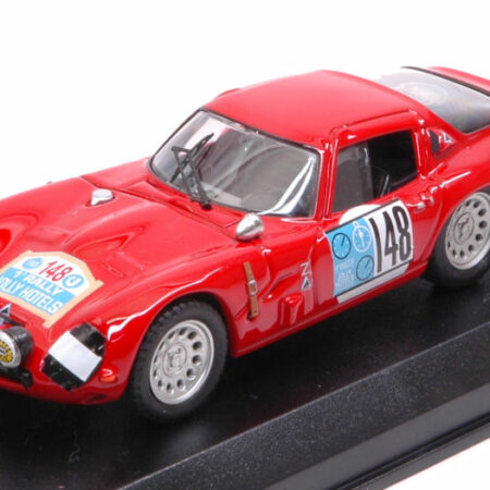 Best Model ALFA ROMEO TZ2 N.148 2nd RALLY JOLLY HOTEL 1965 A.DE ADAMICH-F.LINI 1:43