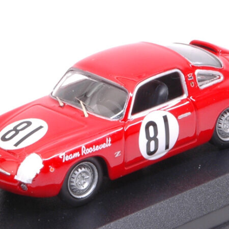 Best Model FIAT ABARTH 750 N.81 10th SCCA NAT.CUMBERLAND 1959 DUNCAN BLACK 1:43