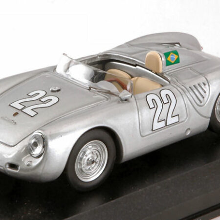 Best Model PORSCHE 550 RS N.22 WINNER 10 H MESSINA 1958 F.HEINZ-P.E.STRAHLE 1:43