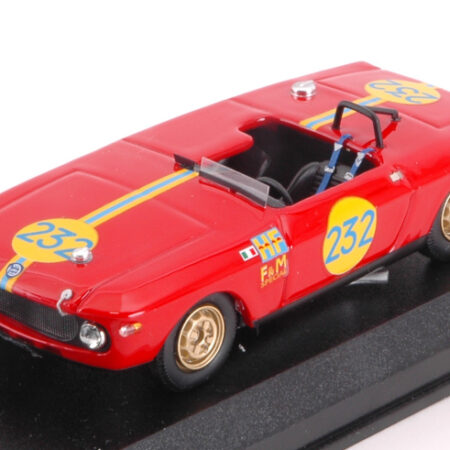 Best Model LANCIA FULVIA F&M SP.HF N.232 TARGA FLORIO 1969 MAGLIOLI-PINTO 1:43