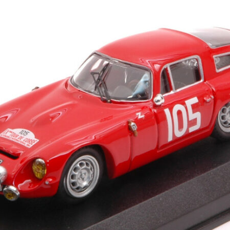 Best Model ALFA ROMEO TZ1 N.105 2nd TOUR DE CORSE 1964 ROLLAND-AUGIAS 1:43