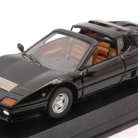 Best Model FERRARI 512 BB TARGA 1981 CONVERTED BY AUTOKRAFT  BLACK 1:43