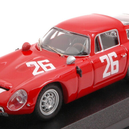 Best Model ALFA ROMEO TZ1 N.26 1000 KM MONZA 1965 PIANTA-SALA 1:43