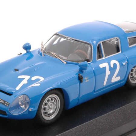 Best Model ALFA ROMEO TZ1 N.72 TARGA FLORIO 1965 PANEPINTO-PARLA 1:43