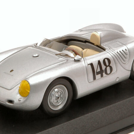 Best Model PORSCHE 550 RS N.148 2nd AOSTA-GRAN SAN BERNARDO 1957 W.VON TRIPS 1:43