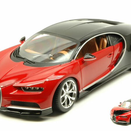 Burago BUGATTI CHIRON 2016 RED/BLACK 1:18