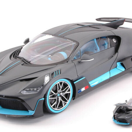 Burago BUGATTI DIVO CARBON/AZUR 1:18