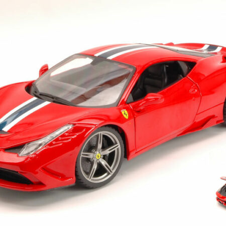 Burago FERRARI 458 SPECIALE 2014 RED 1:18