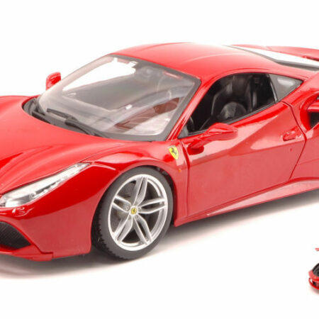 Burago FERRARI 488 GTB 2015 RED 1:18