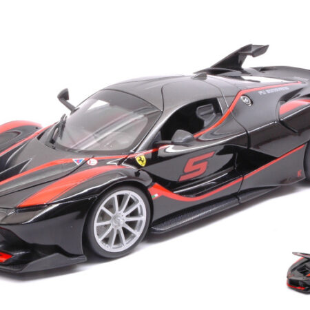 Burago FERRARI FXX-K N.5 BLACK/RED 1:18