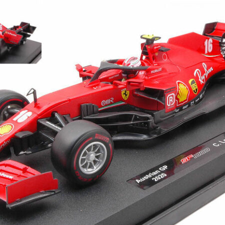 Burago FERRARI F1 CHARLES LECLERC 2020 N.16 1:18