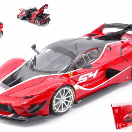 Burago FERRARI FXX-K EVOLUZIONE N.54 RED SIGNATURE 1:18