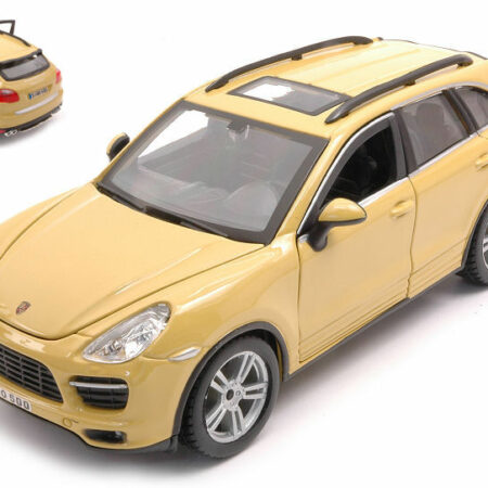 Burago PORSCHE CAYENNE TURBO YELLOW 1:24