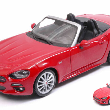 Burago FIAT 124 SPIDER 2016 RED 1:24