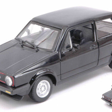 Burago VW GOLF MK1 GTI BLACK 1:24