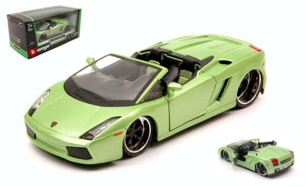 Burago LAMBORGHINI GALLARDO SPYDER GREEN 1:32